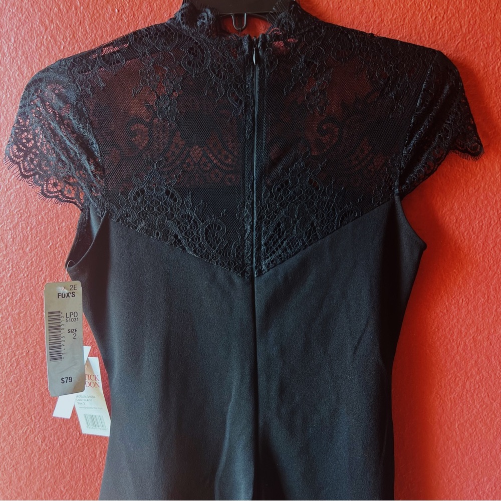 NWT High Neck Lace Sheath Dress - Picture 2 of 5
